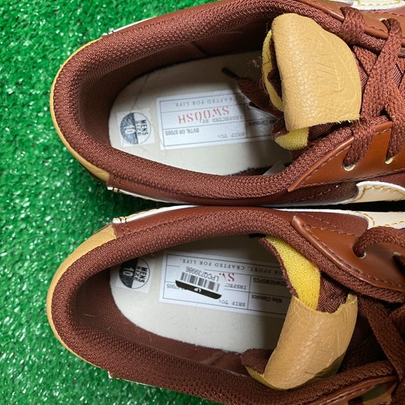 Nike Blazer Low '77 EMB Mens Casual Shoes Brown DQ7670-200 VNDS Size 10 - Picture 7 of 8